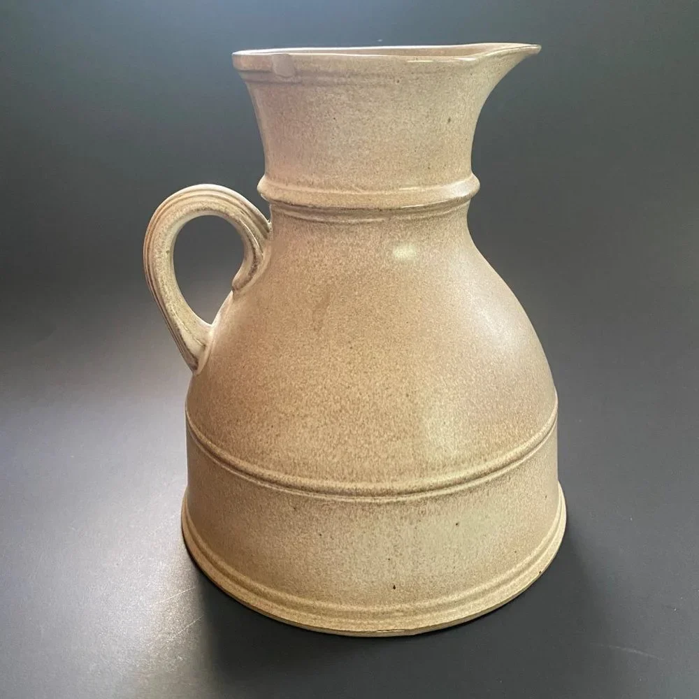 John Chipperfield pottery pitcher jug &‎ goblet Norfolk England set